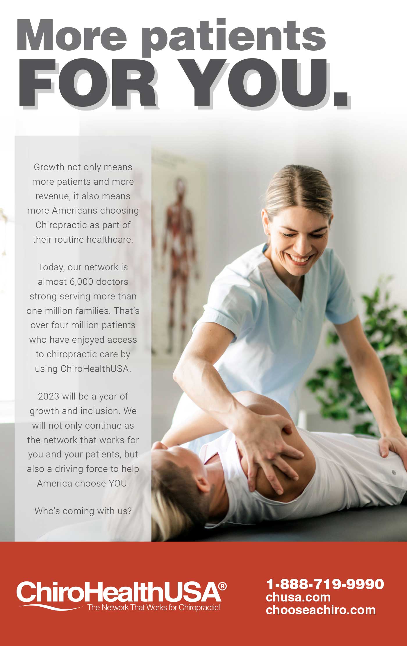 Dynamic Chiropractic Landing Page – 2023 Q1 More Patients | ChiroHealthUSA